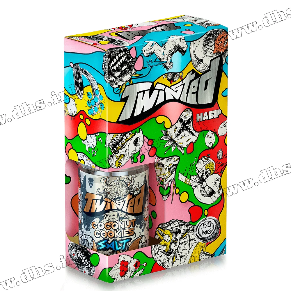 Набір для самозамісу Twisted Salt 30 мл (50 мг) - Coconut Cookies (Кокосове Печиво)